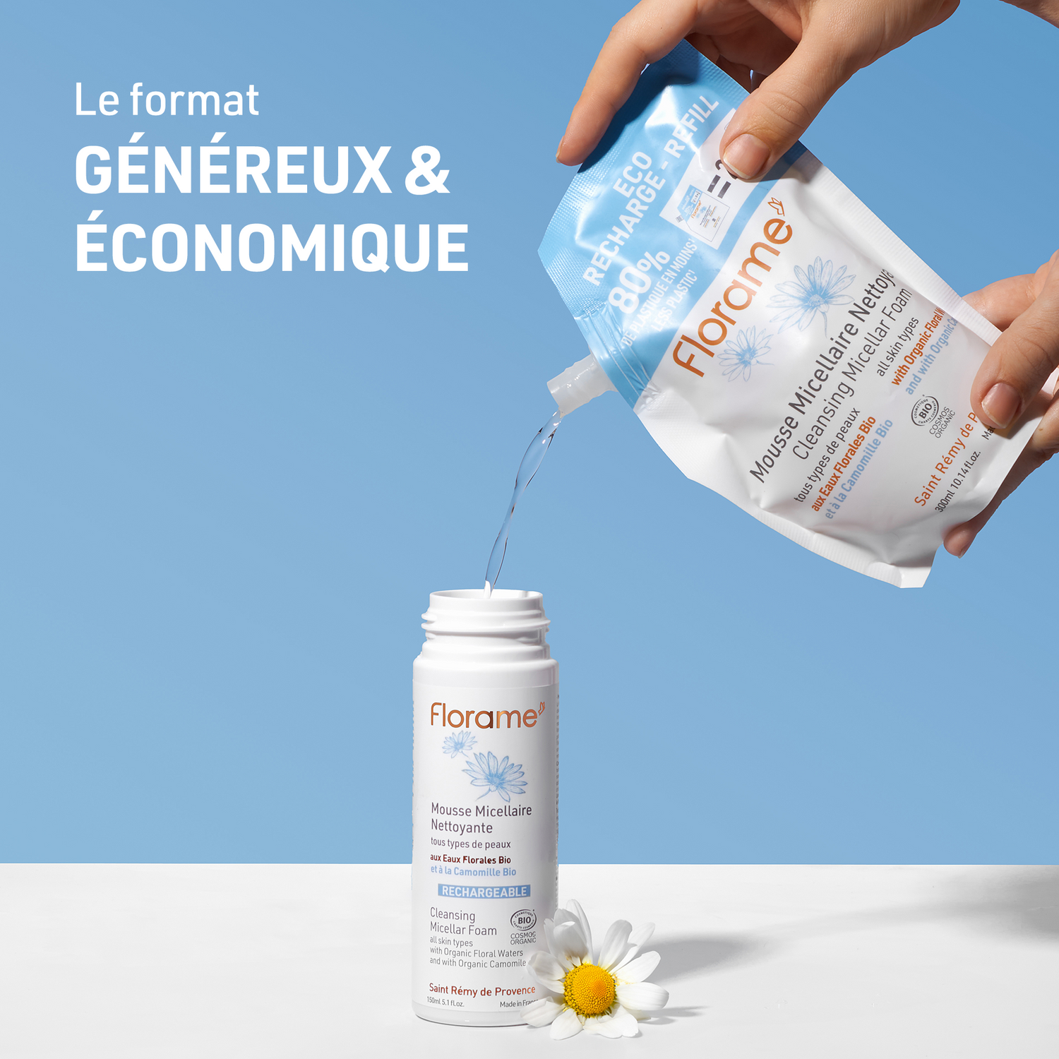 Écorecharge Mousse Micellaire Nettoyante