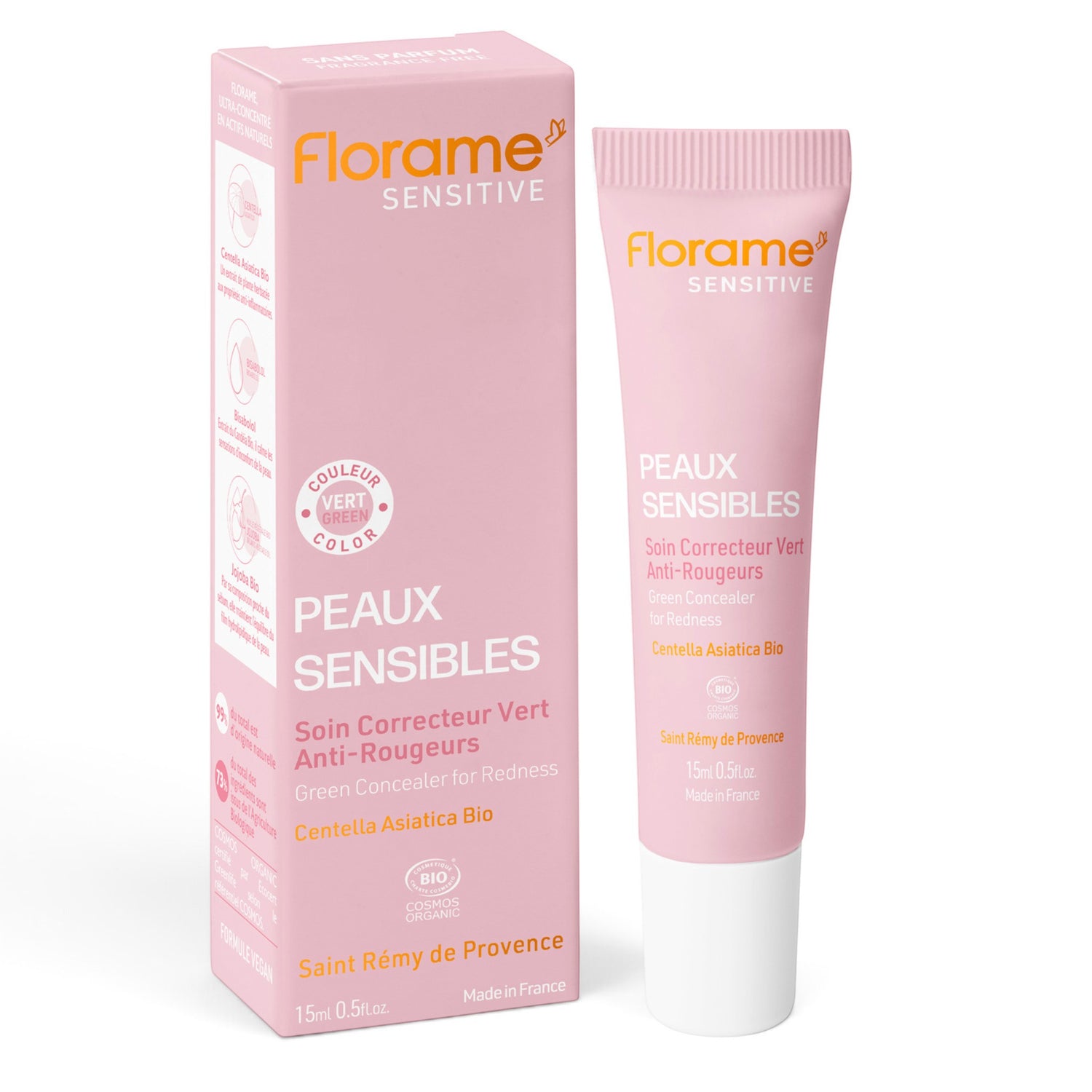 Anti-redness green correcting treatment