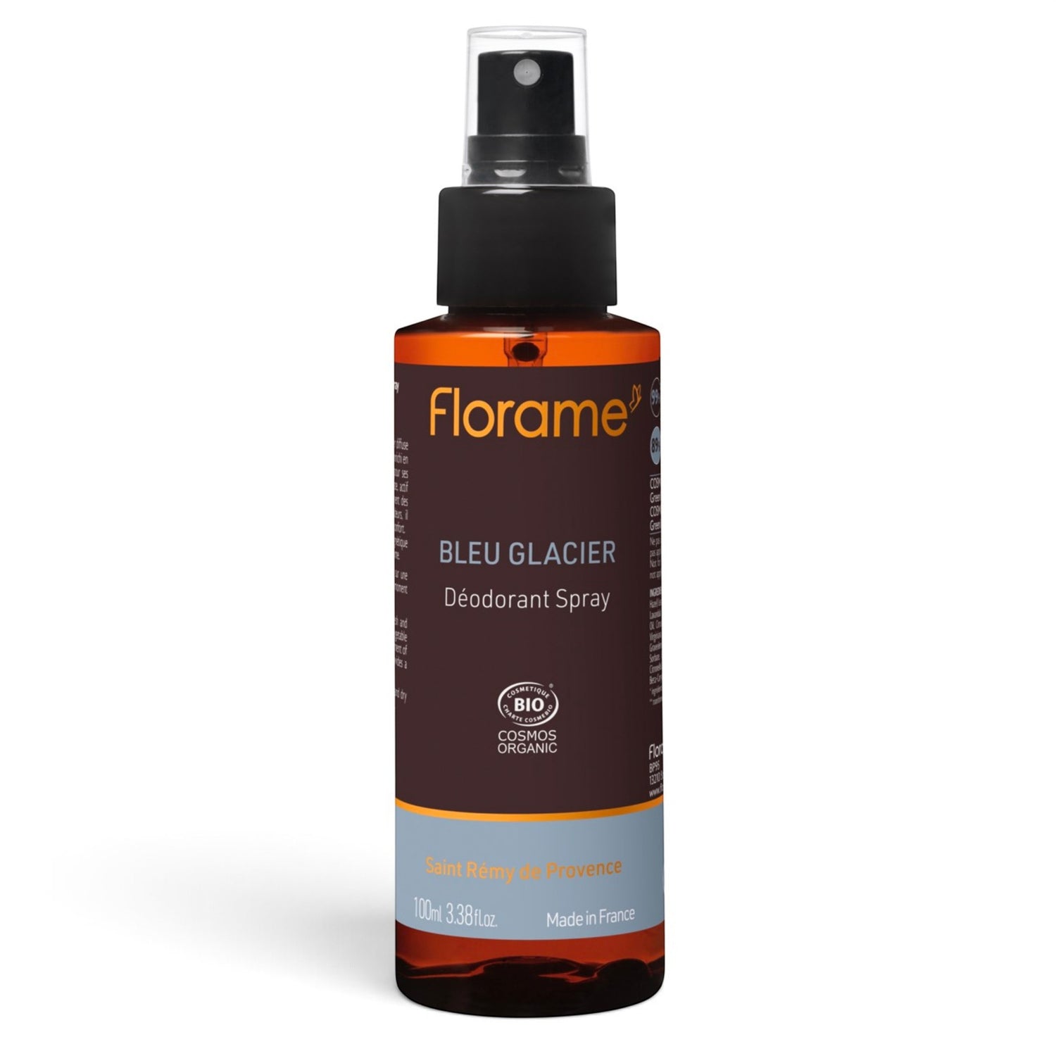 Deodorant spray bleu glacier