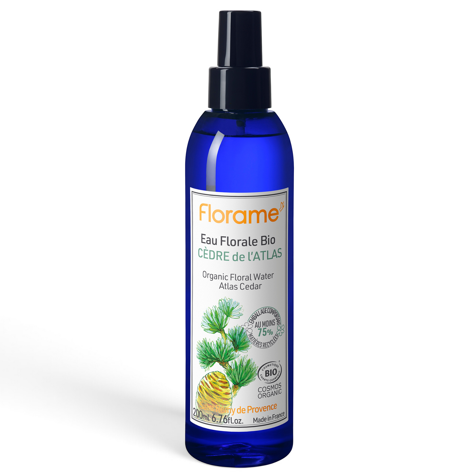 Organic Floral Water Atlas Cedar