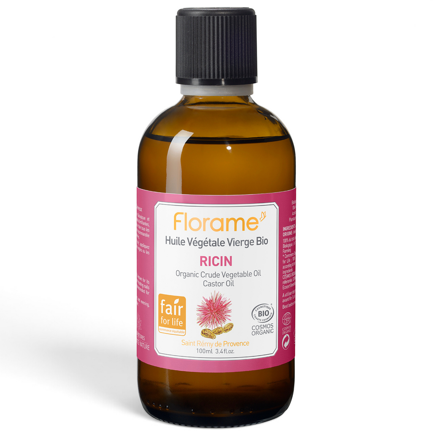 Huile Végétale de Ricin Biologique et Equitable