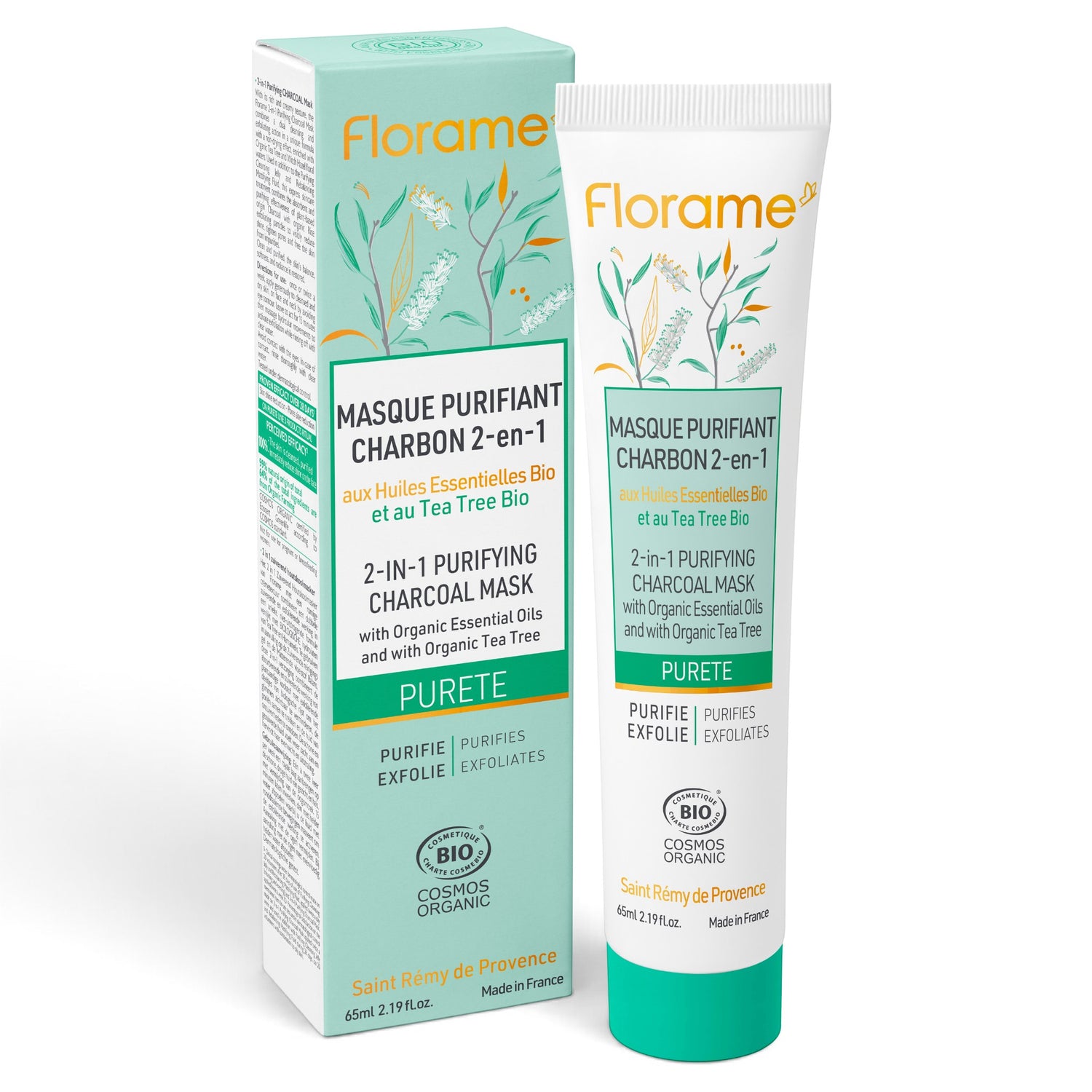 Masque Purifiant CHARBON 2-en-1
